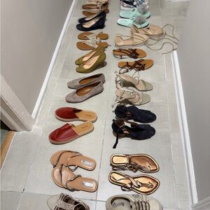 20 pairs of size 7 Women shoes (Cole Haan, Skechers, Lucky! Halston)